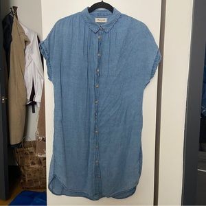 Madewell Chambray Denim Shirt Dress